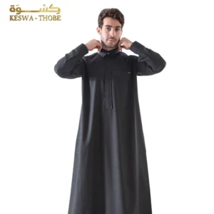 جلابية رجالي شتوي مقلم هندي موديل عمران من كسوة