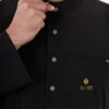 تفاصيل البشليك والبييه العكسي في جلابية رجالي قطن