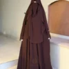 طقم فرنسي 3 قطع موديل ليان باللون البني الفخم