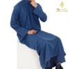 جلابية رجالي خليجي مع سروال موديل رسلان لقطة جلوس