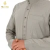 تصميم الجيب المخفي والبندة الأمامية في جلابية رجالي خليجي