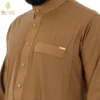 تفاصيل إكسسوار سعودي وتصميم متداخل لثوب صيفي رجالي