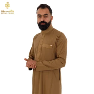 ثوب صيفي رجالي قطن إندونيسي منغمش موديل تيّم
