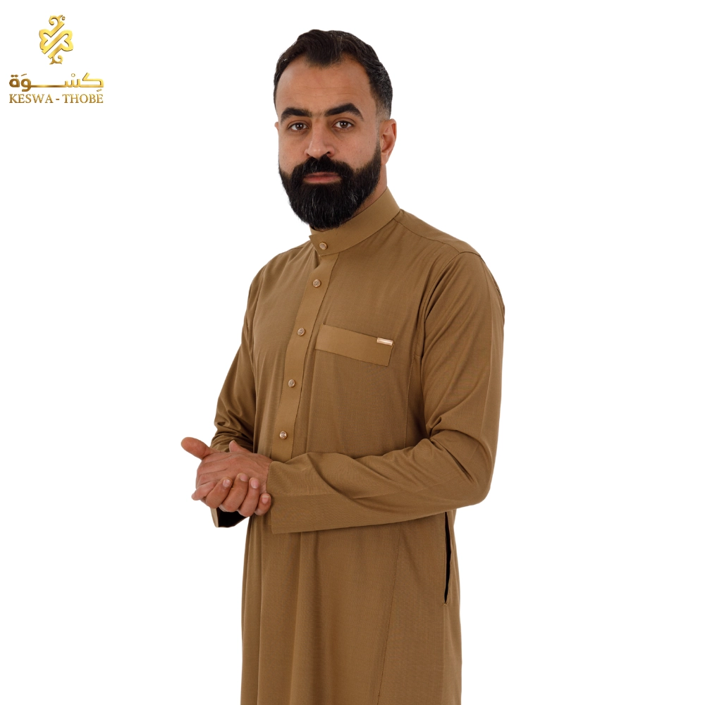 ثوب صيفي رجالي قطن إندونيسي منغمش موديل تيّم