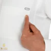 تفاصيل نسيج الخلية وشعار جيب جلابية سعودي رجا
